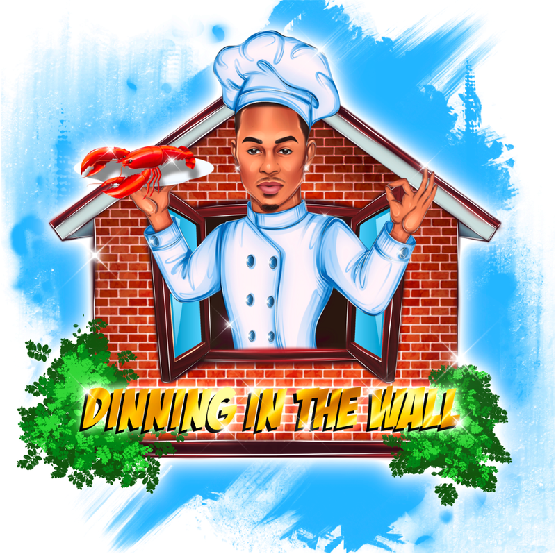 Chef Portrait, Catering Logo
