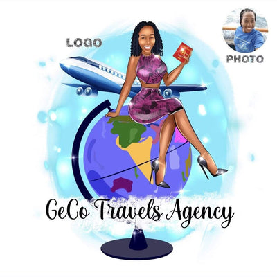 Travel Agent Logo <br> (Custom) (7405704183982)