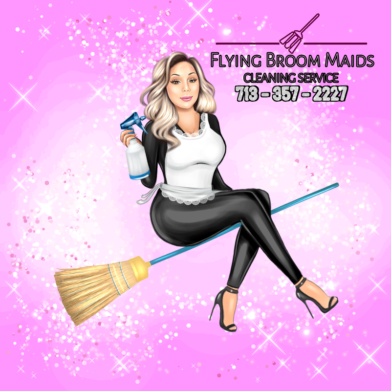 Cleaning Service Logo, Maid Portrait