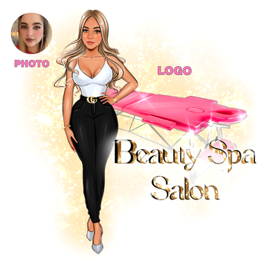 Beauty Salon Logo, Face Care