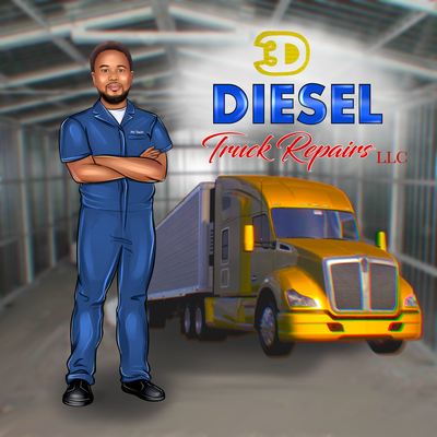 Truck Driver Portrait, Logistics Logo, Dispatching Services