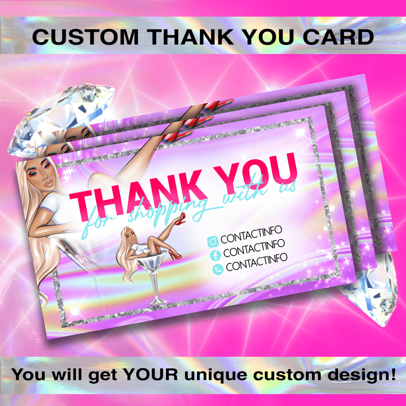 Thank You Card <br> (Custom) (7357136076974)